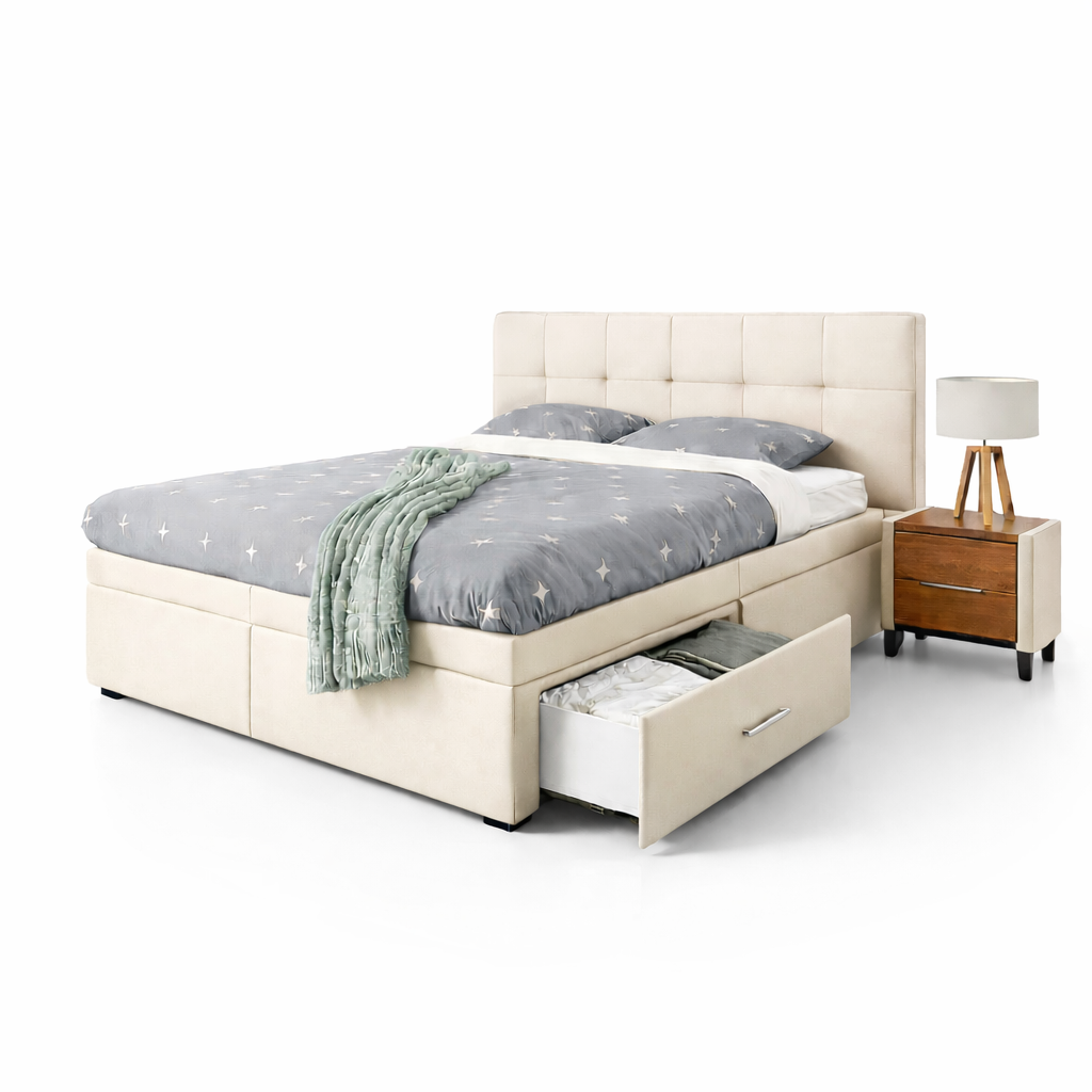Wasserbett Modell Kent - Softside Wasserbett mit Stauraum