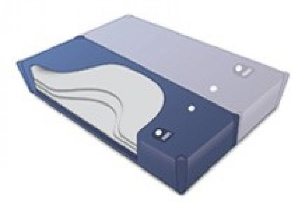 Dual-Wassermatratze mit zwei getrennten Wasserkernen und Thermotrennwand
