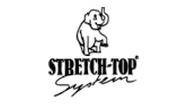 Logo Stretch-Top System von TTI mit dem Elefanten als Markenzeichen